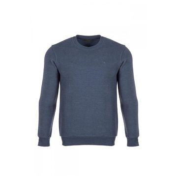 Hatemoğlu Lacivert Bisiklet Yaka Sweatshirt