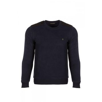 Hatemoğlu Lacivert Bisiklet Yaka Sweatshirt