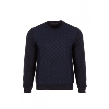Hatemoğlu Lacivert Bisiklet Yaka Sweatshirt