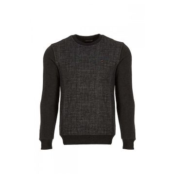 Hatemoğlu Lacivert Bisiklet Yaka Sweatshirt