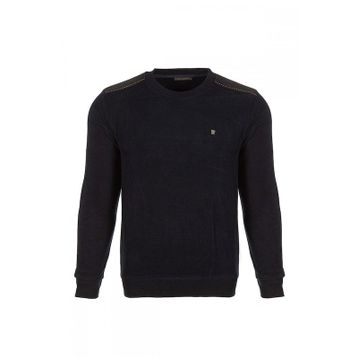 Hatemoğlu Lacivert Bisiklet Yaka Sweatshirt