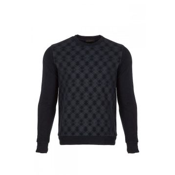 Hatemoğlu Lacivert Bisiklet Yaka Sweatshirt
