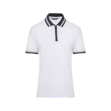 Hatemoğlu Regular Fit %100 Pamuk Polo Yaka Beyaz Erkek T-shirt