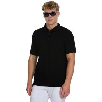 Hatemoğlu Siyah Regular Fit %100 Pamuk Merserize Polo Yaka Tişört