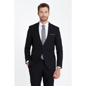 Hatemoğlu Siyah Slim Fit Takım Elbise