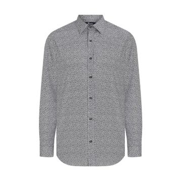 Hatemoğlu Somon Slim Fit Desenli Gömlek