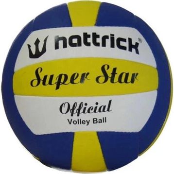 Hattrick Superstar No: 5 Sarı Lacivert Beyaz Voleybol Topu