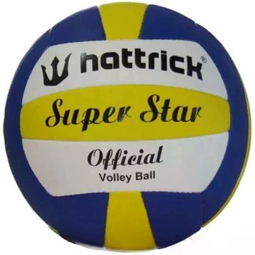 Hattrick Superstar No: 5 Sarı Lacivert Beyaz Voleybol Topu