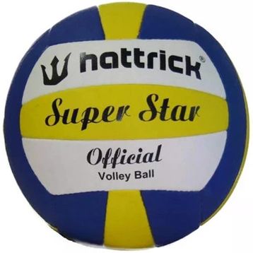 Hattrick Superstar No: 5 Sarı Lacivert Beyaz Voleybol Topu