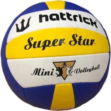 Hattrick Superstar Sarı Lacivert Beyaz Mini Voleybol Topu