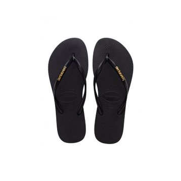 Havaianas Slim Logo Metallic 4119875-1924 Siyah Kadın Terlik