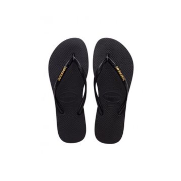 Havaianas Slim Logo Metallic 4119875-1924 Siyah Kadın Terlik