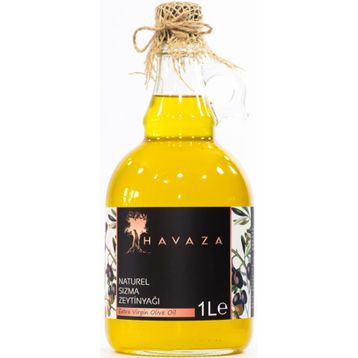 Havaza 1 lt Soğuk Sıkım Naturel Sızma Zeytinyağı
