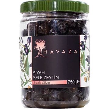 Havaza Siyah Sele Zeytin - 750 gr