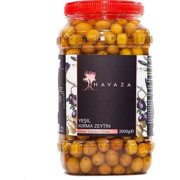 Havaza Yeşil Kırma Zeytin - 2000 gr
