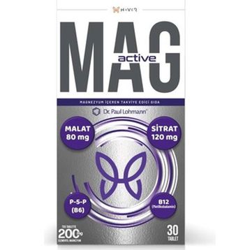 Haver Mag-Active Magnezyum P5P 30 Tablet