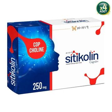 Haver Sitikolin Cognizin 250 mg 4x30 Kapsül