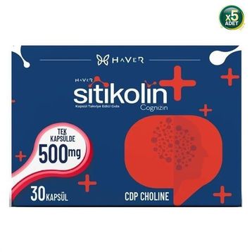 Haver Sitikolin Cognizin 500 mg 5x30 Kapsül