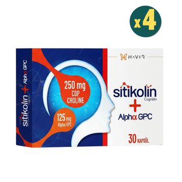 Haver Sitikolin Cognizin Alpha GPC 4x30 Kapsül