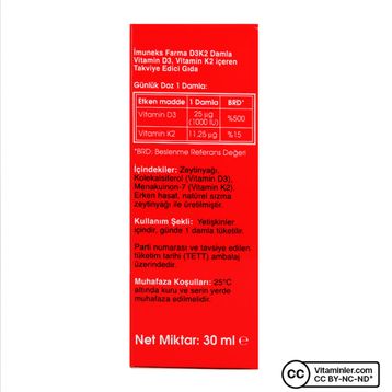 Haver Vitamin D3K2 30 Tablet