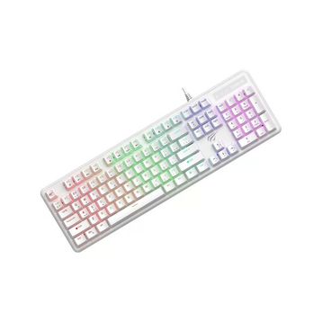 Havit Gamenote KB870L Beyaz RGB Blue Switch Mekanik Oyuncu Klavyesi