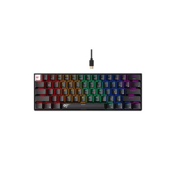 Havit Gamenote KB903L Beyaz RGB %60 TKL Red Switch Kablolu Mekanik Oyuncu Klavyesi