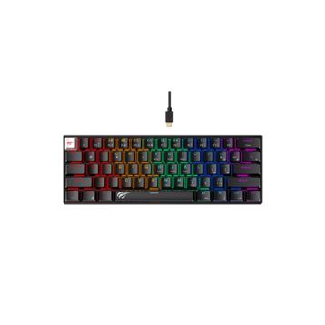 Havit Gamenote KB903L Beyaz RGB %60 TKL Red Switch Kablolu Mekanik Oyuncu Klavyesi