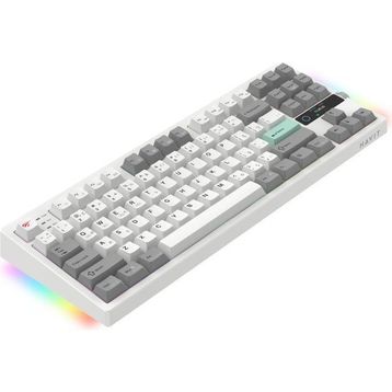 Havit Gamenote KB909L RGB TKL Blue Switch Kablolu/Kablosuz Mekanik Gaming Klavye