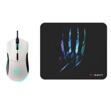 Havit Gamenote MS1037CM RGB Optik Kablolu Gaming Mouse + Mouse Pad