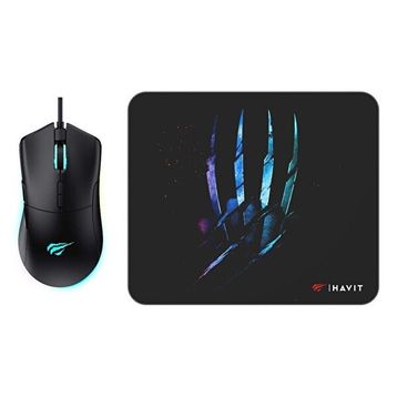 Havit Gamenote MS1037CM RGB Optik Kablolu Gaming Mouse + Mouse Pad