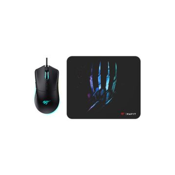 Havit Gamenote MS1037CM RGB Optik Kablolu Gaming Mouse + Mouse Pad