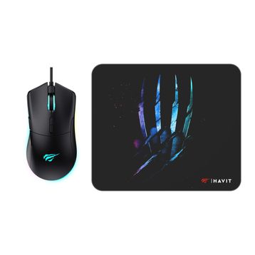 Havit Gamenote MS1037CM RGB Optik Kablolu Gaming Mouse + Mouse Pad