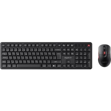 Havit KB261WB Siyah Kablosuz Klavye Mouse Seti