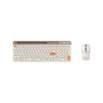 Havit KB835WB Bej Kablosuz Klavye Mouse Seti