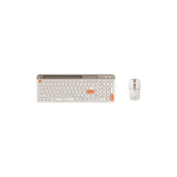 Havit KB835WB Bej Kablosuz Klavye Mouse Seti