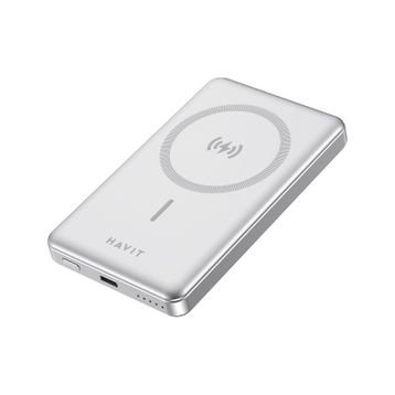 Havit PB5203 Gri 10000 mAh 20 W Ultra İnce Kablosuz MagSafe Powerbank