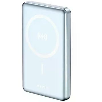 Havit PB5203 Mavi 10000 mAh 20 W Ultra İnce Kablosuz MagSafe Powerbank
