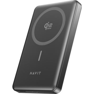 Havit PB5203 Siyah 10000 mAh 20 W Ultra İnce Kablosuz MagSafe Powerbank