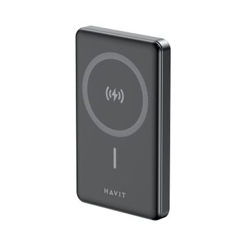 Havit PB5203 Siyah 10000 mAh 20 W Ultra İnce Kablosuz MagSafe Powerbank