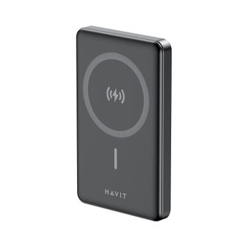 Havit PB5203 Siyah 10000 mAh 20 W Ultra İnce Kablosuz MagSafe Powerbank