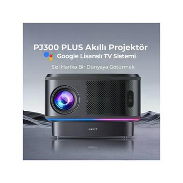 Havit PJ300 Plus 550 ANSI Lümen Full HD Google TV Lisanslı Akıllı Projeksiyon Cihazı