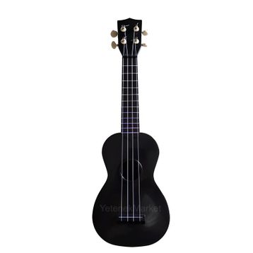 Hawiian Siyah Soprano Ukulele