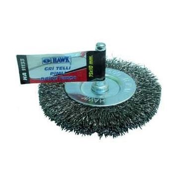 Hawk HA-11131 60x8 mm Gri Telli Pimli Daire Fırça