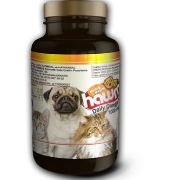 Hawmi 50 Kapsül 1000 mg Kedi ve Köpekler İçin Balık Yağı