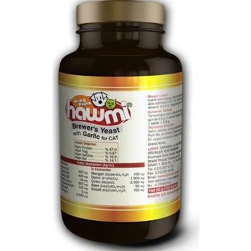 Hawmi Brewer Yeast 120 Tablet Kedi Vitamini