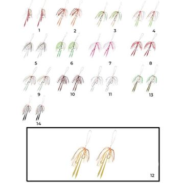 Hayabusa SE 125 8 Tai Rubber Free Slide Yedek Etekli Assist İğne Set