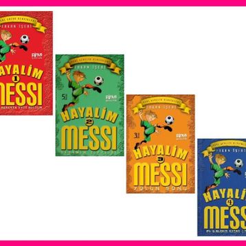 Hayalim Messi 4 Kitap Set - Erkan İşeri