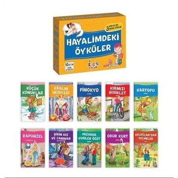Hayalimdeki Öyküler 10 Kitap+Soru Kitapçığı - Kolektif