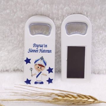 Hayaller Dükkanı 4,5X10,5 cm UV Baskılı 30 Adet Sünnet Dikey Açacak Magnet