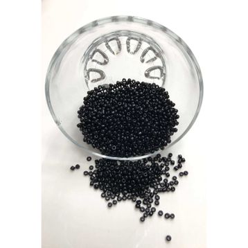Hayalperest Boncuk 3 mm 50 gr Orta Boy Siyah Kum Boncuk